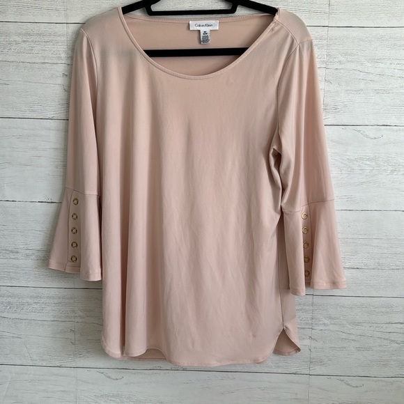Calvin Klein Long Sleeve Blouse | SIZE M - Picture 1 of 7